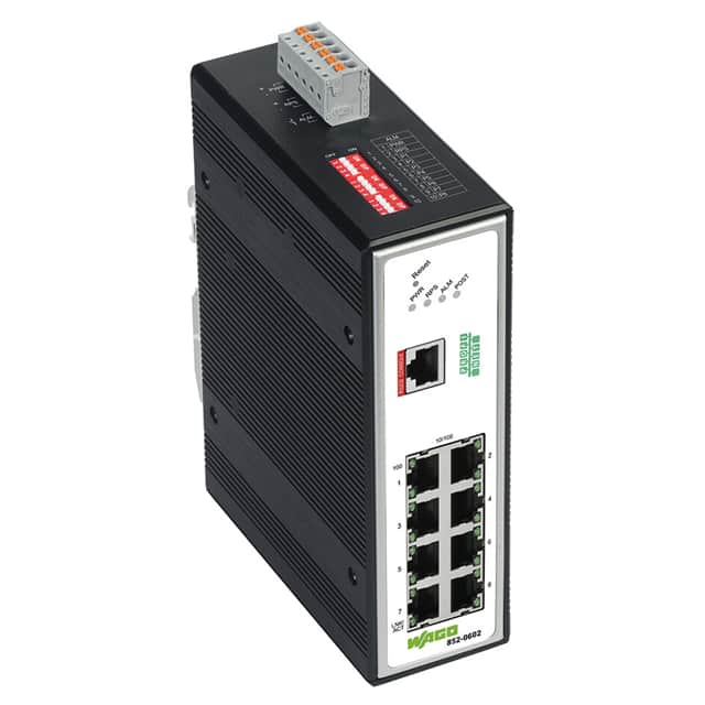 852-602 INDUSTRIAL-MANAGED-SWITCH 8PORT;