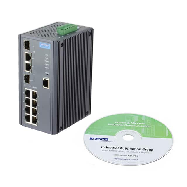 EKI-7710E-2C-AE NETWORK SWITCH-MANAGED 10 PORT