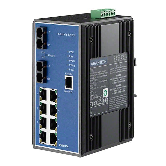 EKI-7559MI-AE NETWORK SWITCH-MANAGED 10 PORT