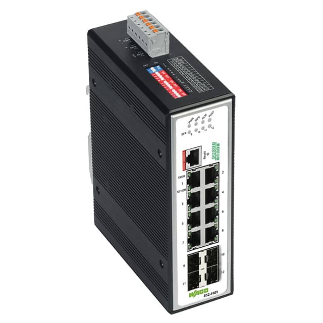 852-1605 INDUSTRIAL-MANAGED-SWITCH; 8-POR