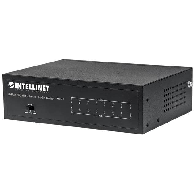 INT 561204 8PORT GBIT ETHERNET POE+ SWITCH