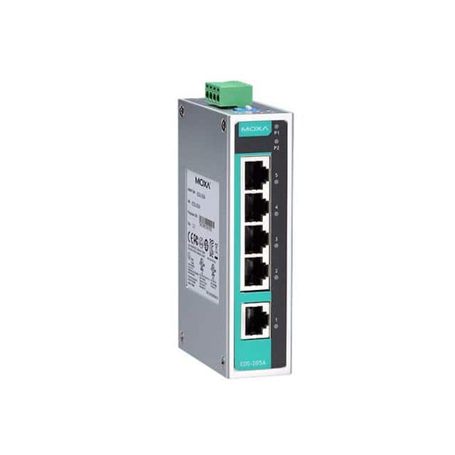 EDS-205A-T Unmanaged Ethernet switch with 5
