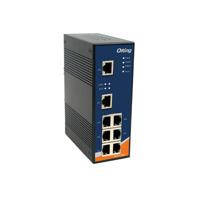 IES-1080 RUGGED 8X 10/100TX (RJ-45)