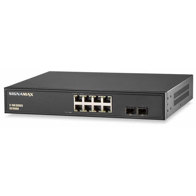 SIG FO-SC10080 8 PORT GBIT POE+ /2SFP SWITCH