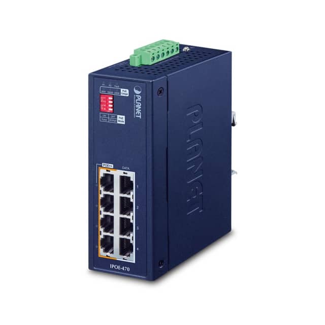 IPOE-470-12V IP30 INDUSTRIAL 4-PORT 10/100/10
