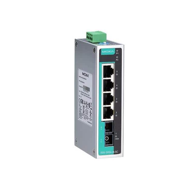 EDS-205A-S-SC Unmanaged switch with 4 10/100Ba