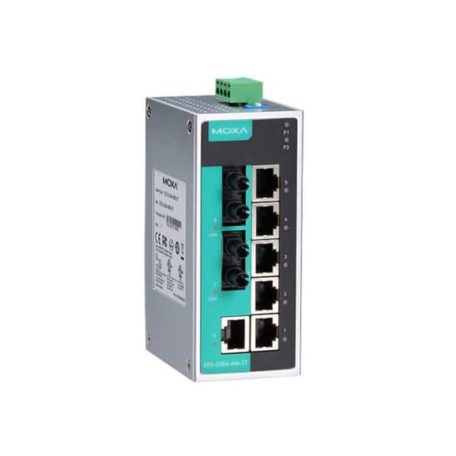 EDS-208A-MM-ST Unmanaged Ethernet switch with 6
