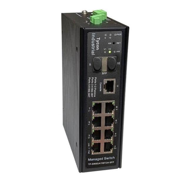 TP-SW8GAT/BT/24-SFP Managed 8 Port Industrial PoE Sw