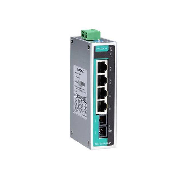 EDS-205A-S-SC-T Unmanaged switch with 4 10/100Ba