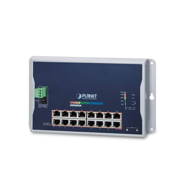 WGS-4215-16P2S PLANET INDUSTRIAL 16-PORT 10/100