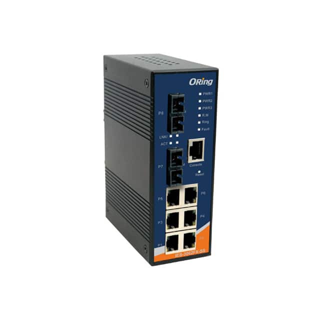 IES-3062FX-SS-SC RUGGED 6X 10/100TX (RJ-45) + 2X