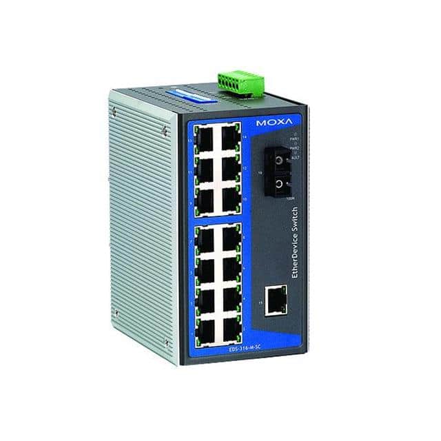 EDS-316-M-SC Industrial Unmanaged Ethernet Sw