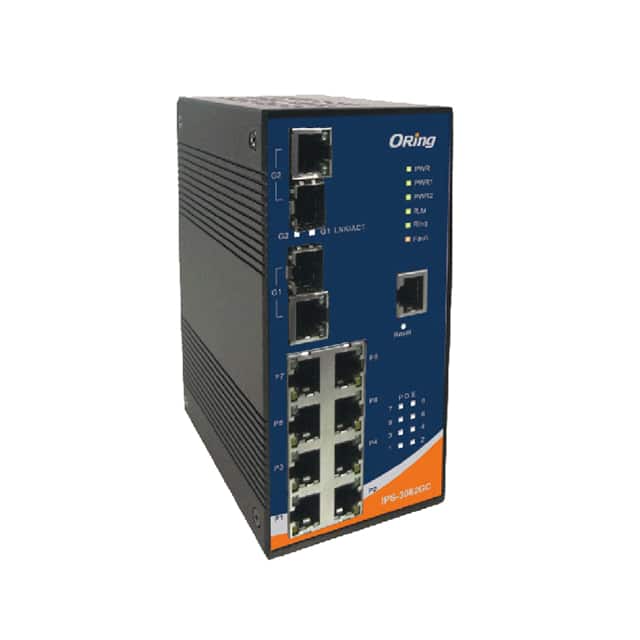 IPS-3082GC-24V RUGGED 8X 10/100TX (RJ-45) POE @