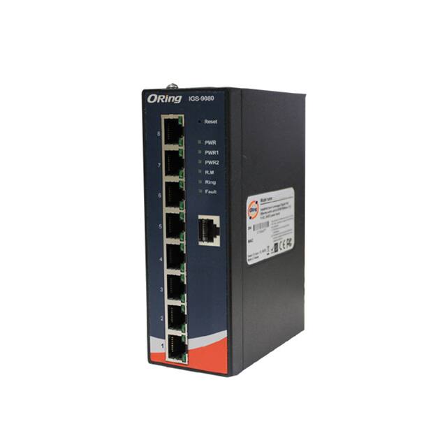 IGS-9080 RUGGED 8X 10/100/1000TX (RJ-45)