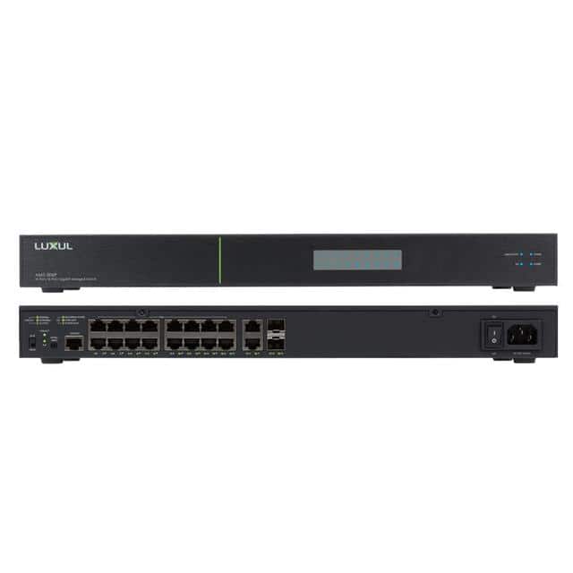 LUX-AMS-1816P-PC 18-PORT GB POE+ MANAGED SWITCH