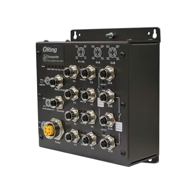TES-3082GT-M12-BP1 EN50155 IP40  8X 10/100TX (M12)