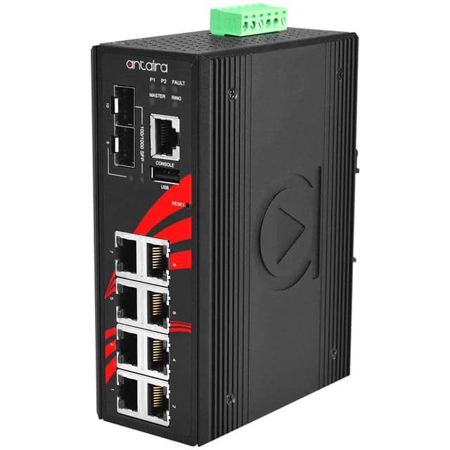 LMP-1002G-SFP-24 10-PORT INDUSTRIAL POE+ LIGHT LA