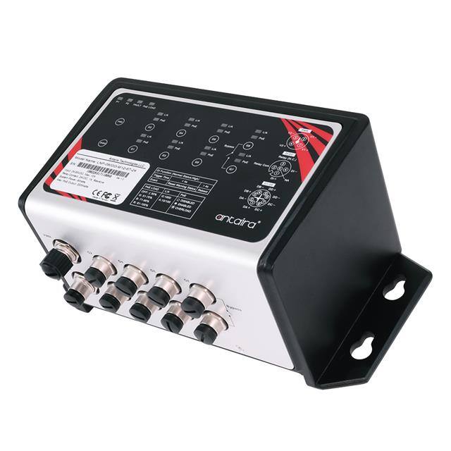 LNP-0800G-M12-67-24-T 8-PORT INDUSTRIAL M12 IP67 WATER