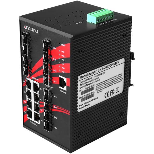 LNX-2012GN-SFP 20-PORT INDUSTRIAL GIGABIT MANAG