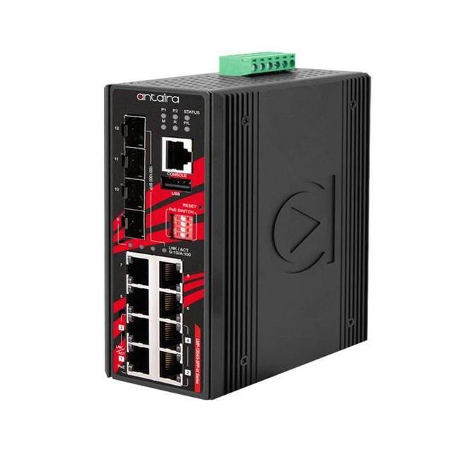 LMP-1204G-SFP-BT-T 12-Port Industrial Gigabit IEEE