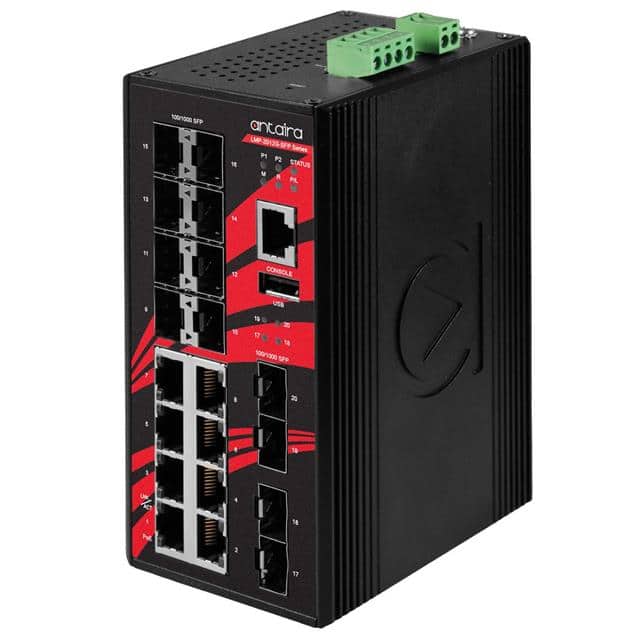 LMP-2012G-SFP 20-PORT INDUSTRIAL GIGABIT POE+