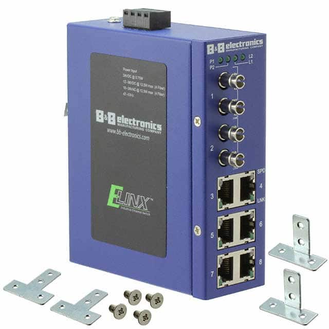 BB-ESW208-2MT NETWORK SWITCH-UNMANAGED 8 PORT
