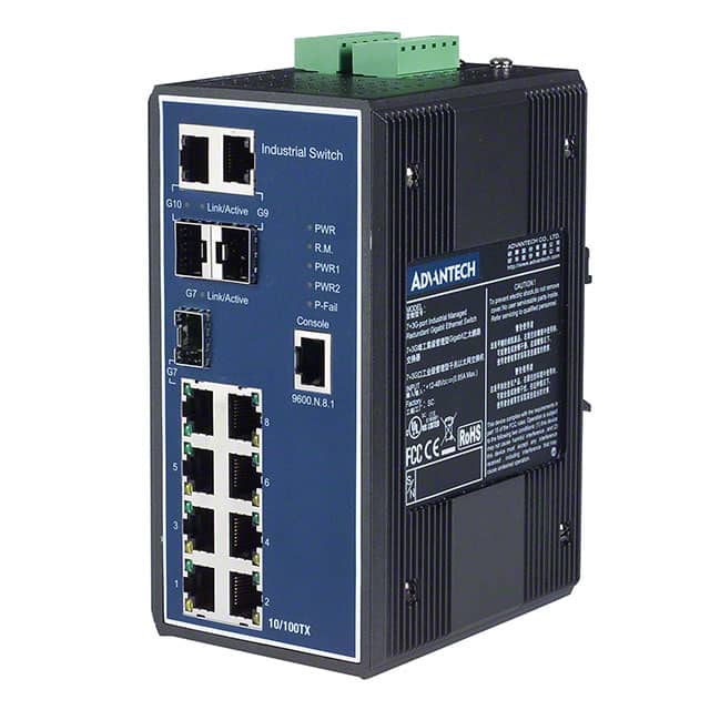 EKI-7657C-AE NETWORK SWITCH-MANAGED 10 PORT