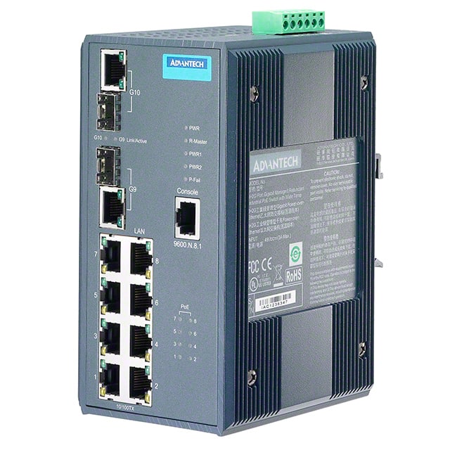 EKI-7659CPI-AE NETWORK SWITCH-MANAGED 10 PORT