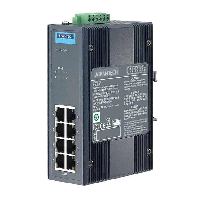 EKI-2528PAI-AE NETWORK SWITCH-UNMANAGED 8 PORT