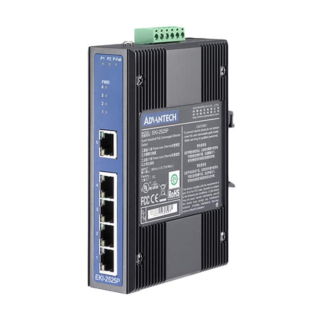 EKI-2525P-BE NETWORK SWITCH-UNMANAGED 5 PORT