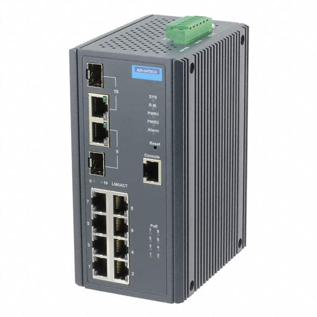 EKI-7710E-2CPI-AE NETWORK SWITCH-MANAGED 10 PORT