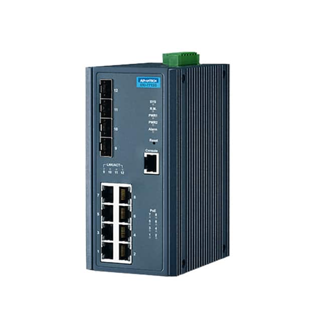 EKI-7712G-4FPI-AE NETWORK SWITCH-MANAGED 12 PORT