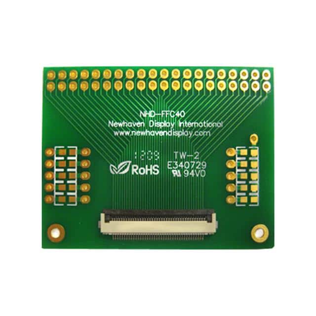 NHD-FFC40 PCB ADAPTER 40P FFC-THRU-HOLE