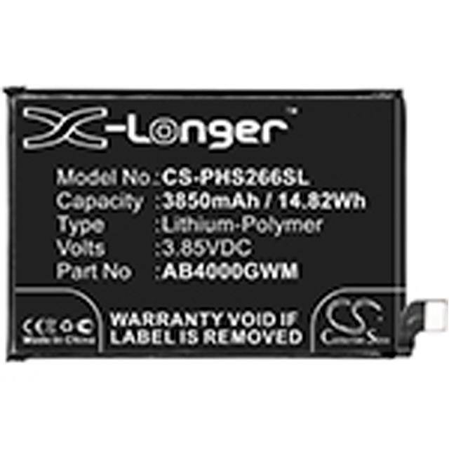 AB4000GWM BATTERY Replacement for Philips AB4000GW