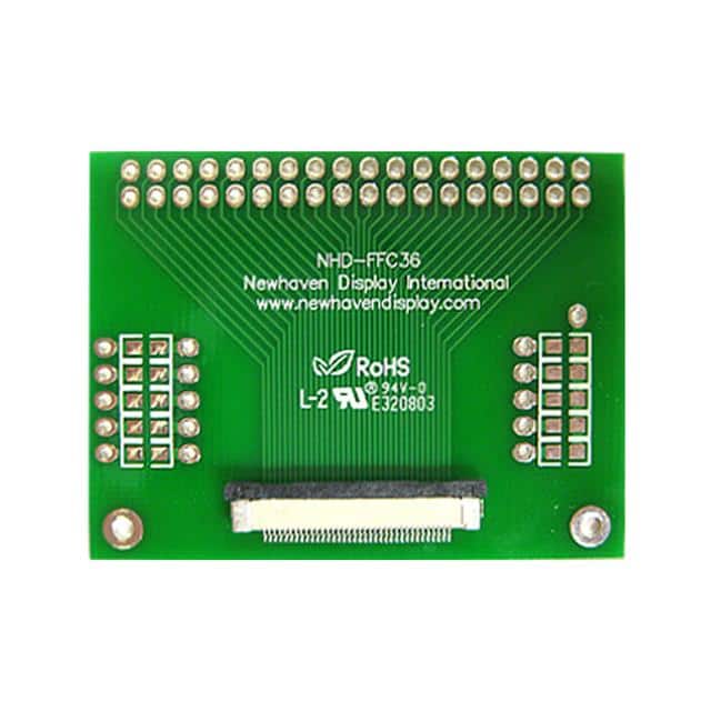 NHD-FFC36 PCB ADAPTER 36P FFC-THRU-HOLE