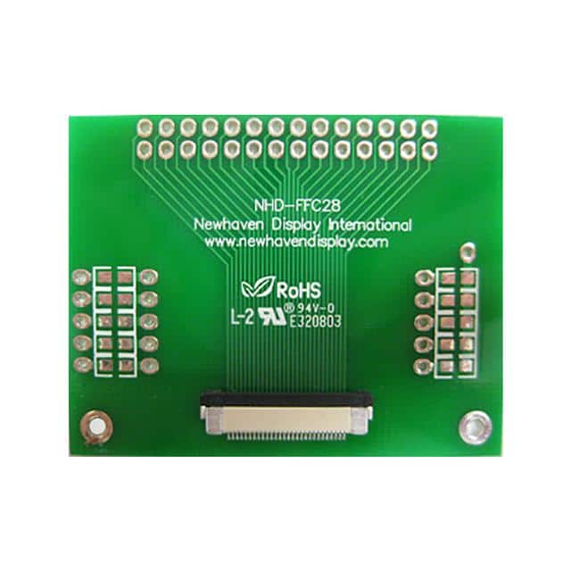 NHD-FFC28 PCB ADAPTER 28P FFC-THRU-HOLE