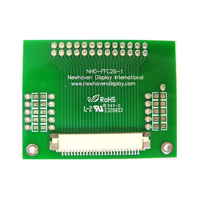 NHD-FFC26-1 PCB ADAPTER 26P 1MM FFC-THRUHOLE