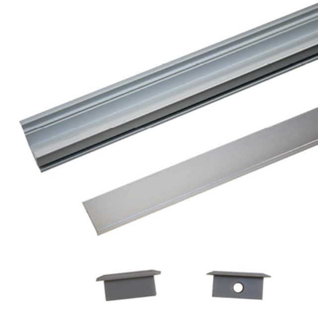 ZFC-211000-F 1 METER RECESSED LED CHANNEL WIT