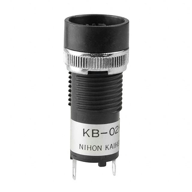 KB02KW01 SWITCH IND PB RND BLACK HSNG SLD