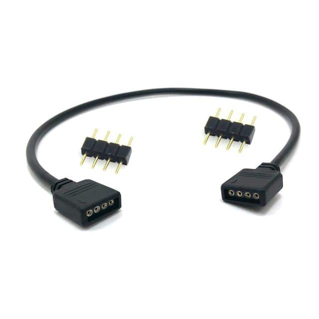 F04-RGB01-30 30cm RGB Ext Cable w/2 Male Pins