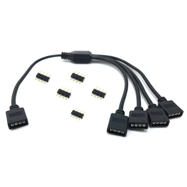 F04-RGB04-30 30cm 1-4 RGB Splitter Cable