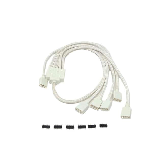 F04-15AS70-W 70cm 3Pin 1-5 ARGB Split Cable
