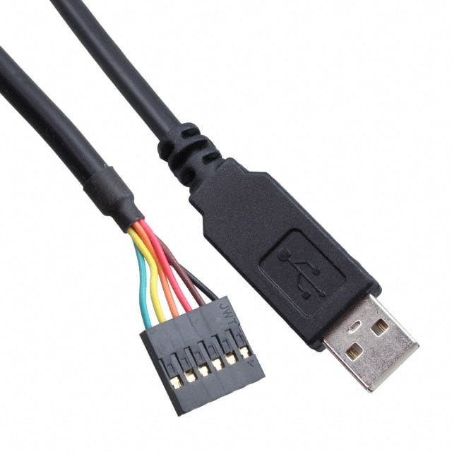 TTL-234X-3V3 CABLE USB TO UART 3.3V .1" CONN