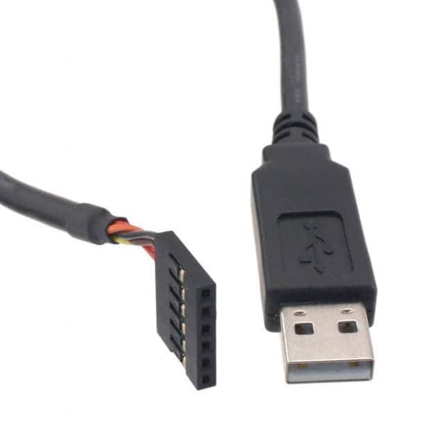 TTL-232R-5V CABLE USB EMBD UART 5V .1"HDR