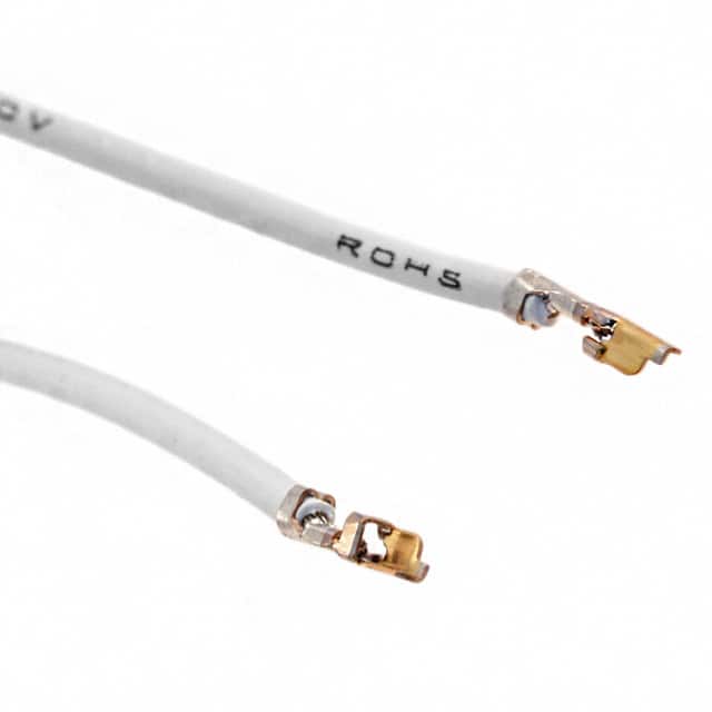 KSM-DEV081601-12-WHITE CBL ASSEM DF59 22AWG DBL 12 WHT