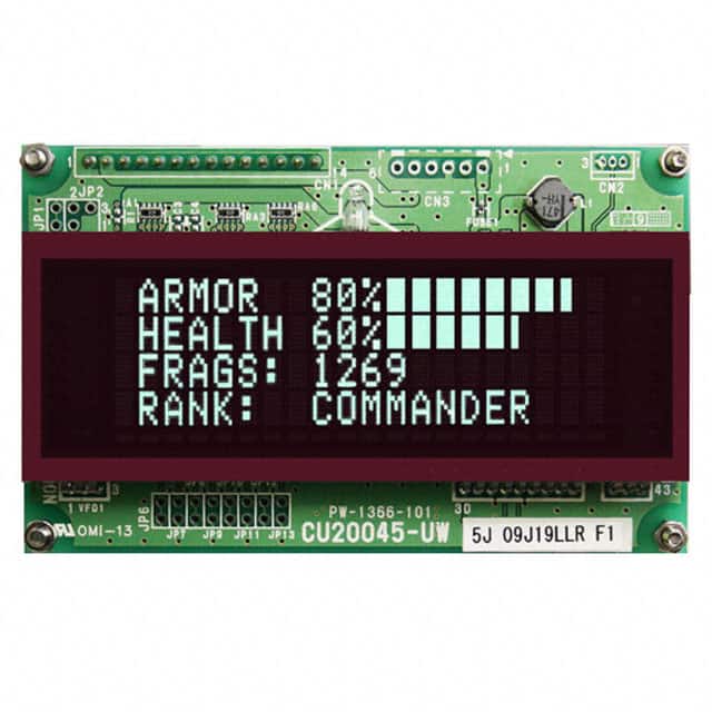 RED204 VFD FILTER 20X4 RED 96MMX35MM