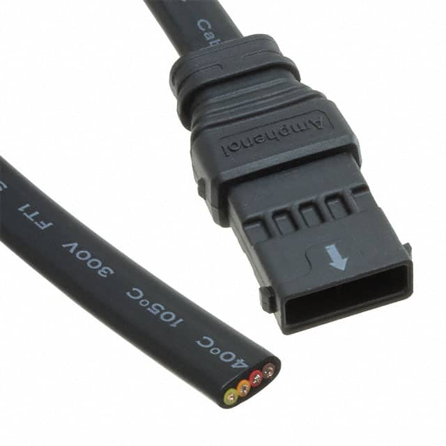 SSL12-J4LJ0-020H01 CABLE 4POS JACK 1M