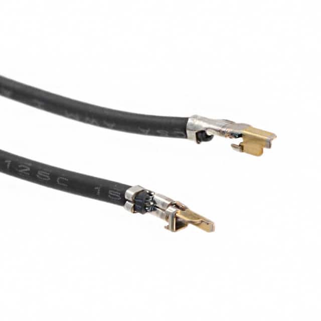 KSM-DEV081601-12-BLACK CBL ASSEM DF59 22AWG DBL 12 BLK