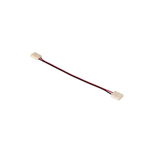 TCOR-CL-10MM-24 CBL ASSY SSL BLK/RED 24"