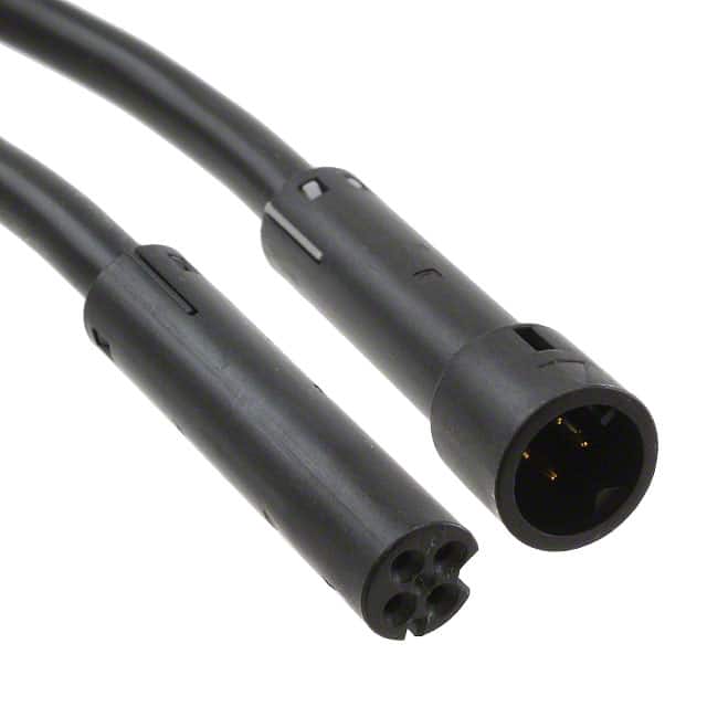 1-2083136-1 CABLE 4 POS FEMALE/MALE